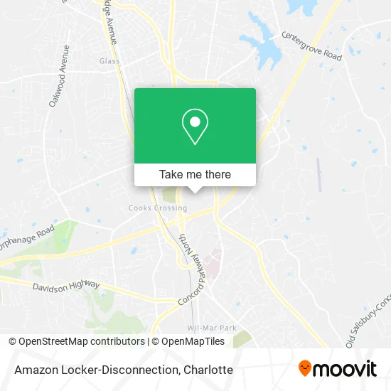 Amazon Locker-Disconnection map