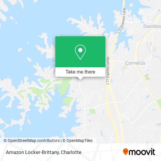 Mapa de Amazon Locker-Brittany