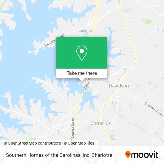 Mapa de Southern Homes of the Carolinas, Inc
