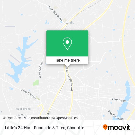 Mapa de Little's 24 Hour Roadside & Tires
