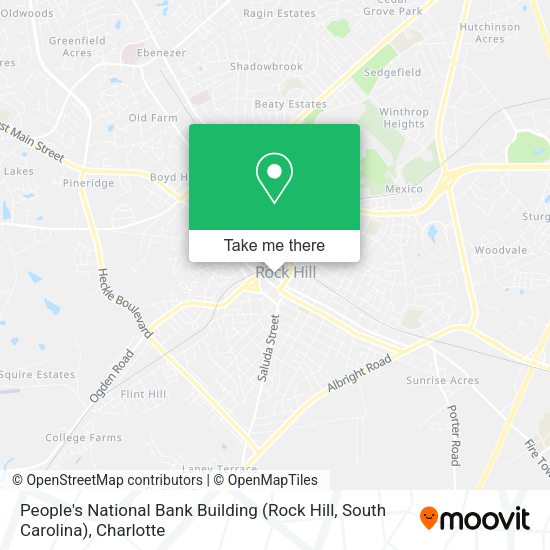 People's National Bank Building (Rock Hill, South Carolina) map