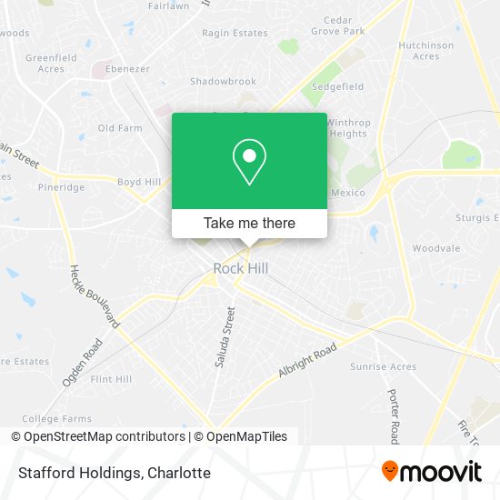 Stafford Holdings map