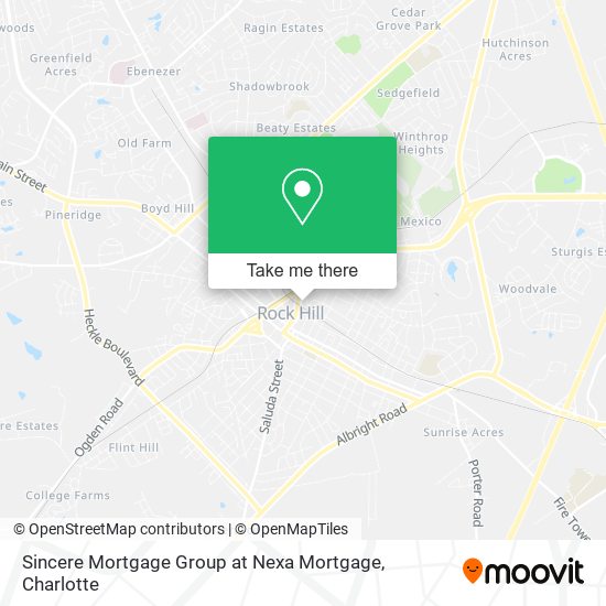 Mapa de Sincere Mortgage Group at Nexa Mortgage