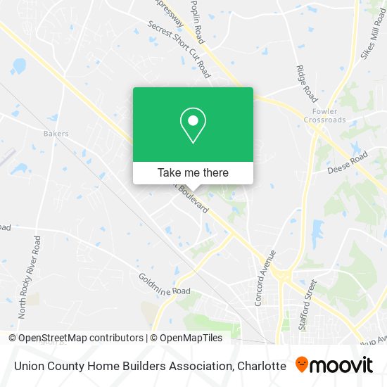 Mapa de Union County Home Builders Association