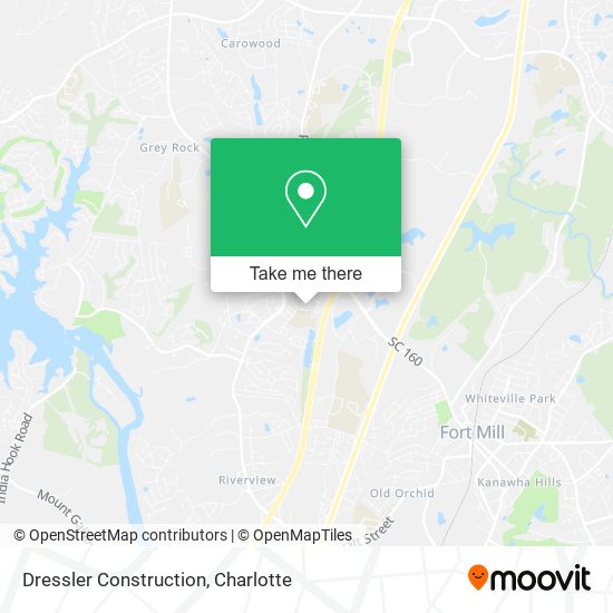 Dressler Construction map