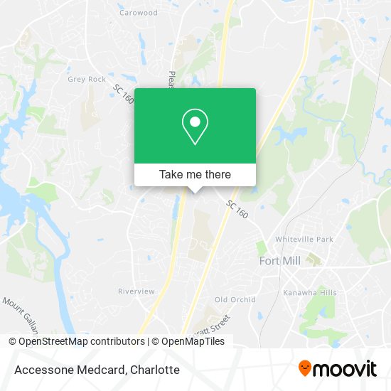 Mapa de Accessone Medcard
