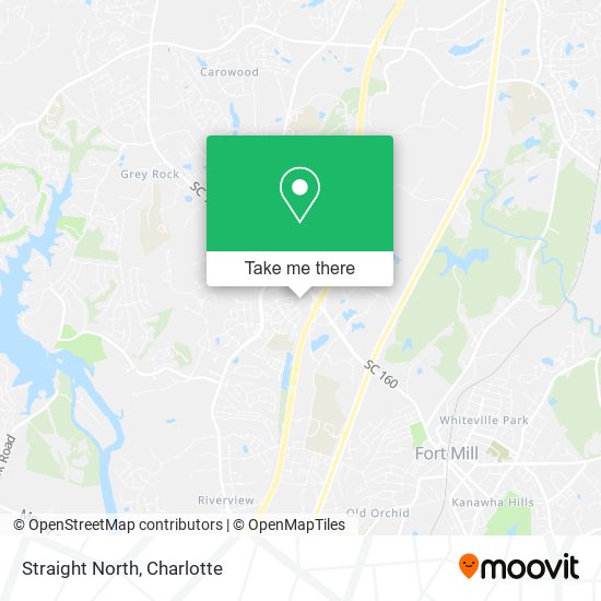 Mapa de Straight North