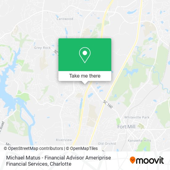 Michael Matus - Financial Advisor Ameriprise Financial Services map