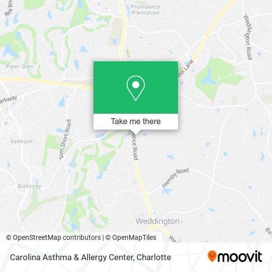 Carolina Asthma & Allergy Center map
