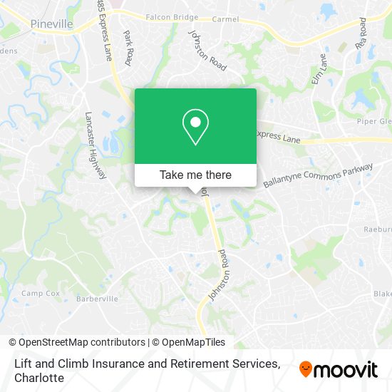 Lift and Climb Insurance and Retirement Services map
