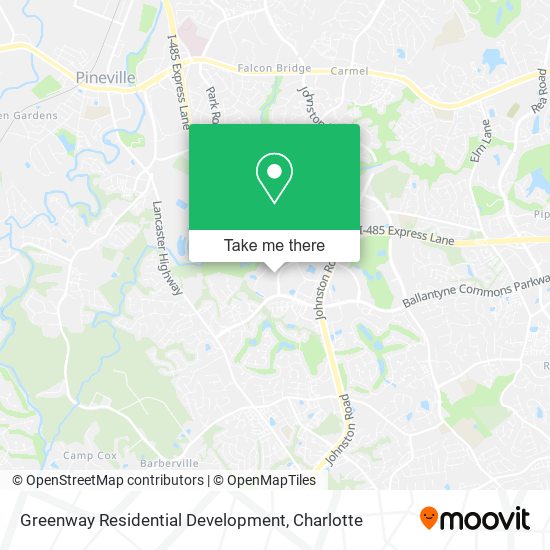 Greenway Residential Development map
