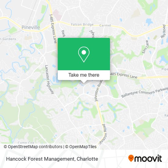 Mapa de Hancock Forest Management