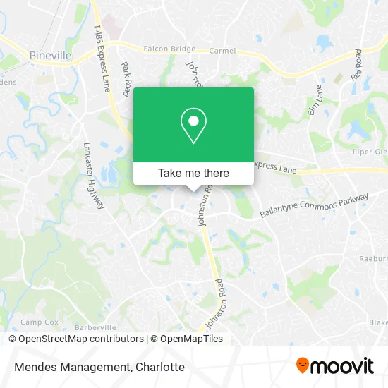 Mendes Management map