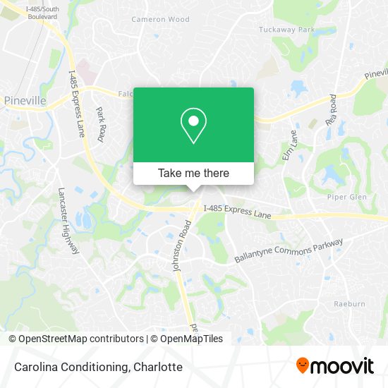 Carolina Conditioning map