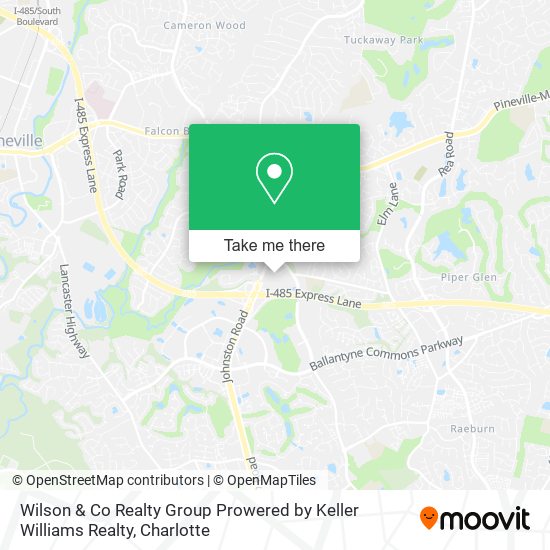 Wilson & Co Realty Group Prowered by Keller Williams Realty map