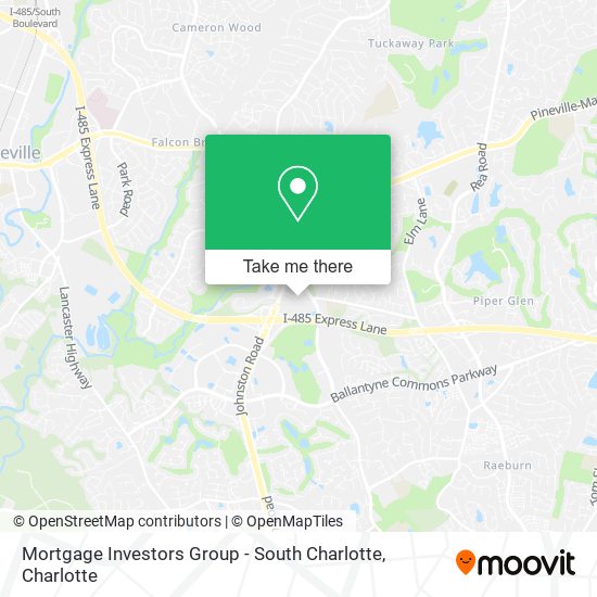 Mapa de Mortgage Investors Group - South Charlotte