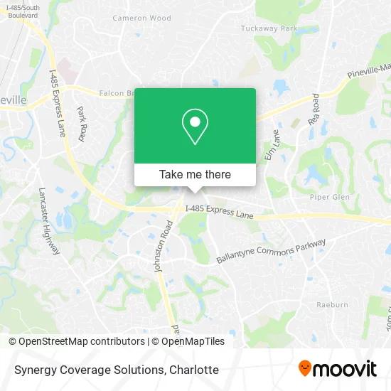 Synergy Coverage Solutions map