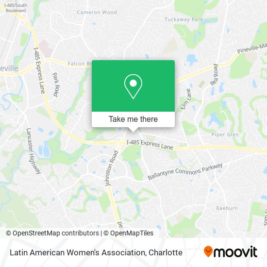 Latin American Women's Association map