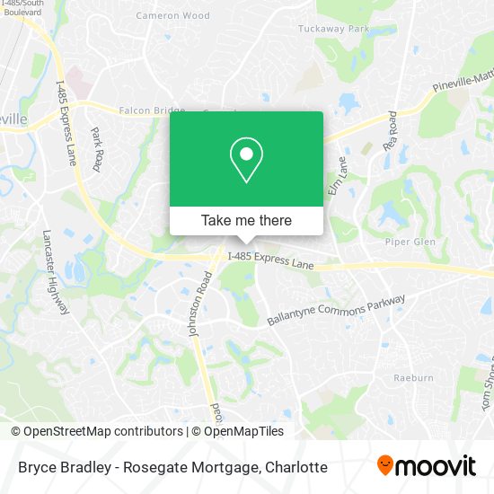 Mapa de Bryce Bradley - Rosegate Mortgage