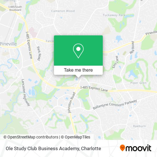 Mapa de Ole Study Club Business Academy