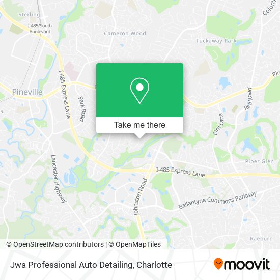 Mapa de Jwa Professional Auto Detailing