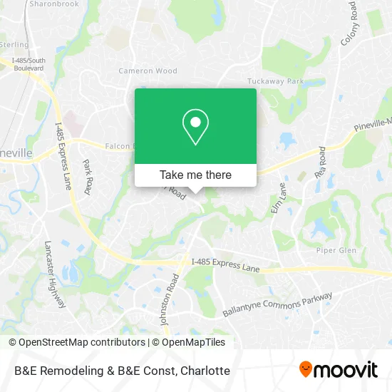 B&E Remodeling & B&E Const map