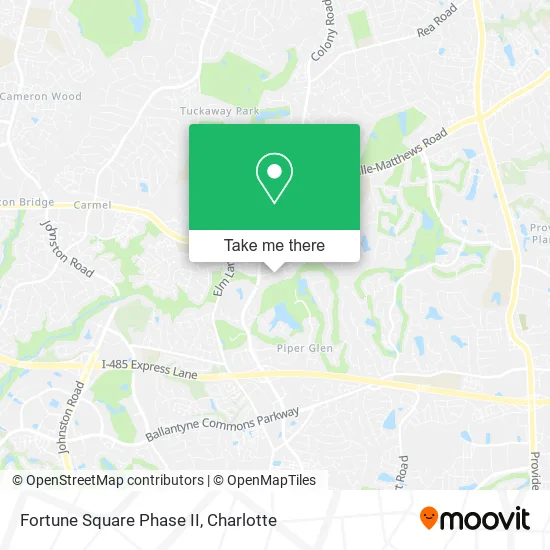 Fortune Square Phase II map