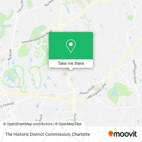 Mapa de The Historic District Commission
