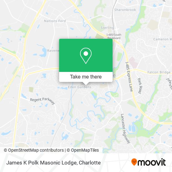 James K Polk Masonic Lodge map