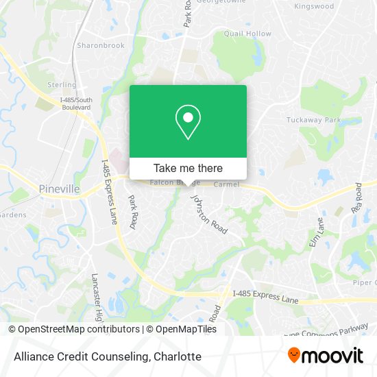 Alliance Credit Counseling map