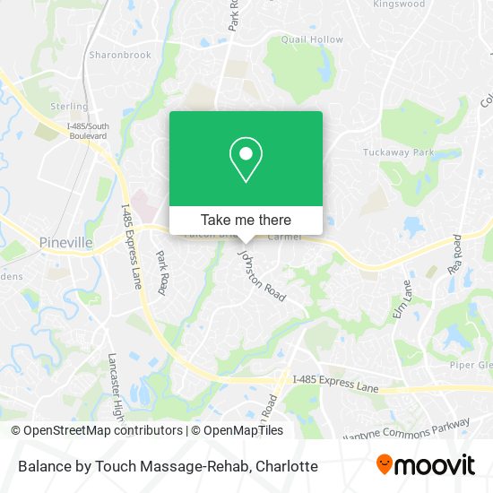 Balance by Touch Massage-Rehab map