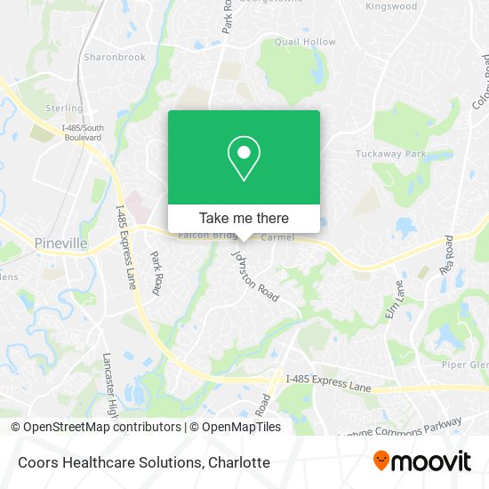 Coors Healthcare Solutions map