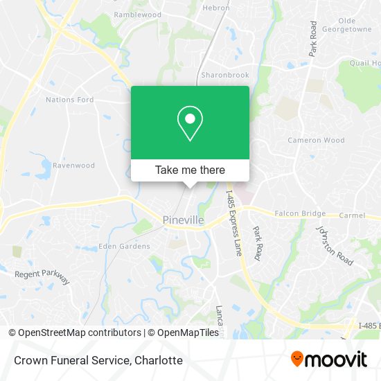 Crown Funeral Service map