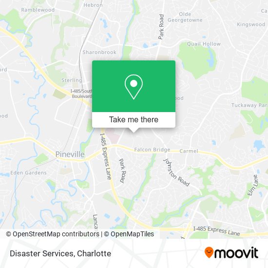 Mapa de Disaster Services