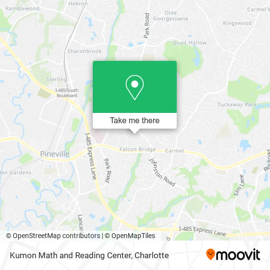 Kumon Math and Reading Center map
