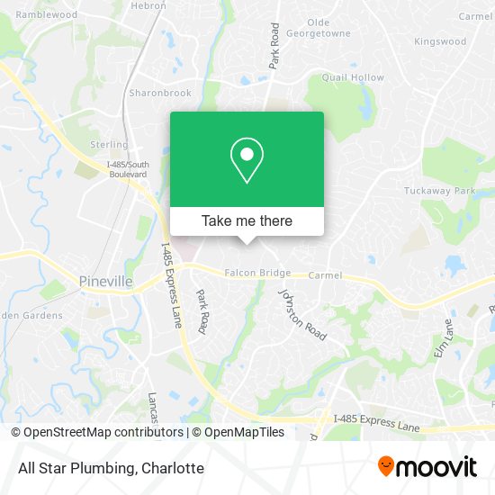 All Star Plumbing map