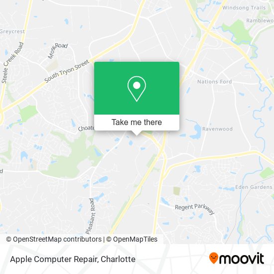 Apple Computer Repair map