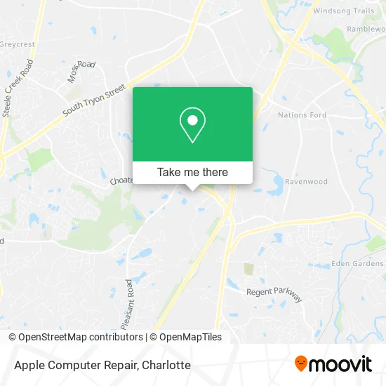 Apple Computer Repair map