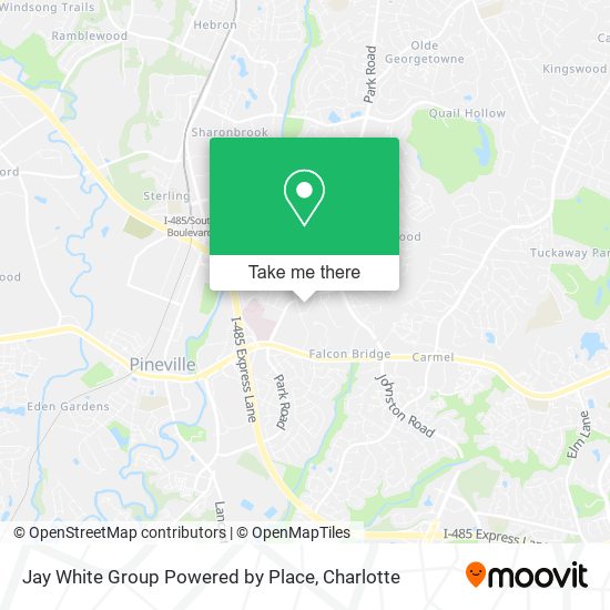Jay White Group Powered by Place map