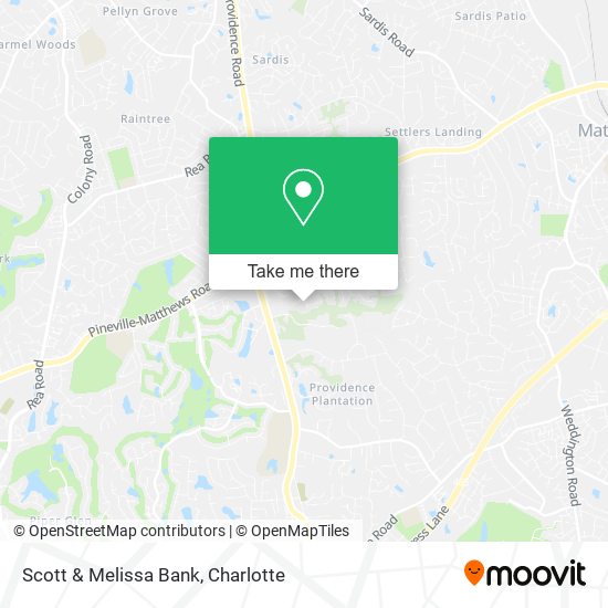 Scott & Melissa Bank map