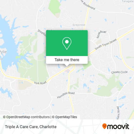 Mapa de Triple A Care Care