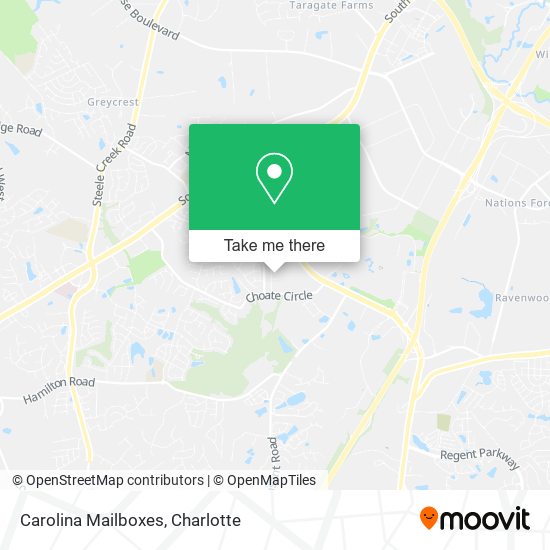 Mapa de Carolina Mailboxes