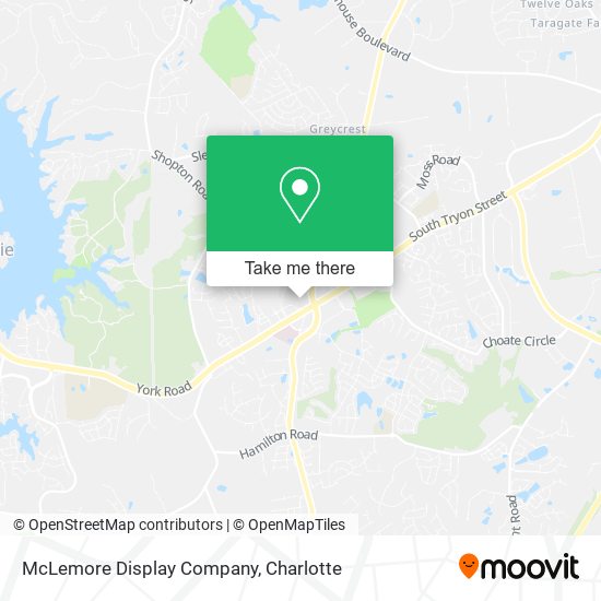 Mapa de McLemore Display Company