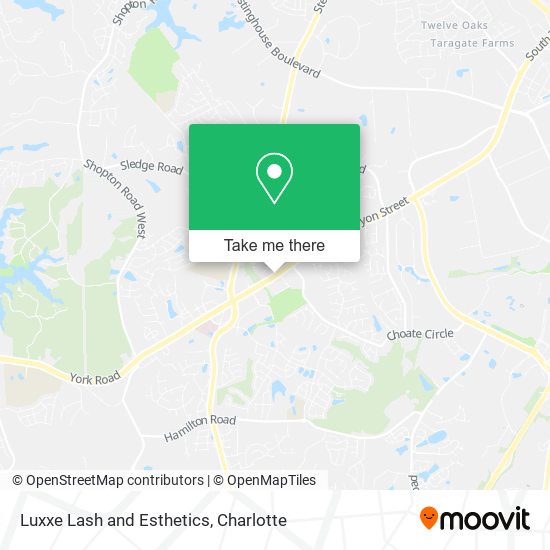 Luxxe Lash and Esthetics map