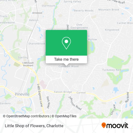 Little Shop of Flowers map