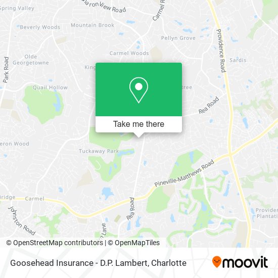 Goosehead Insurance - D.P. Lambert map