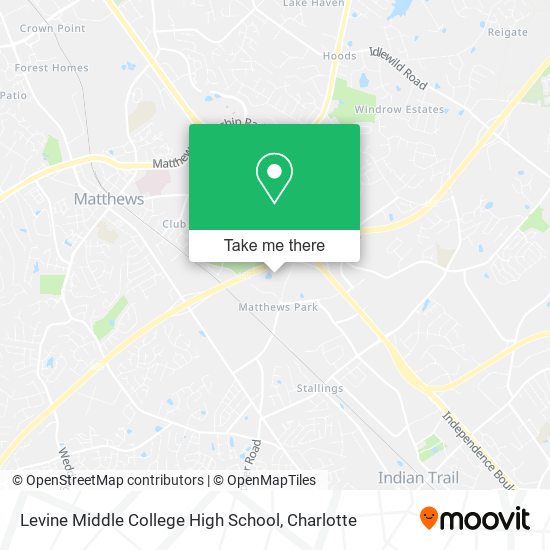 Levine Middle College High School map