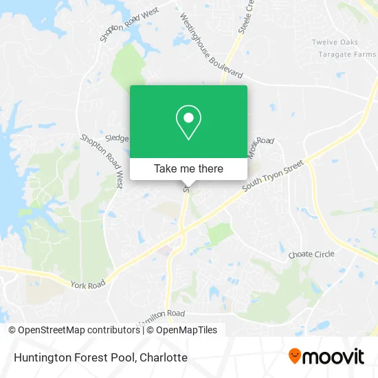 Huntington Forest Pool map