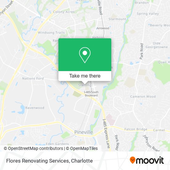 Flores Renovating Services map