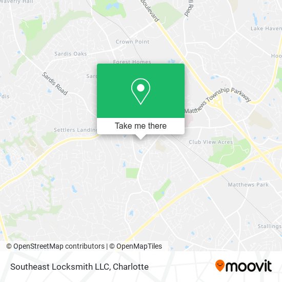 Mapa de Southeast Locksmith LLC